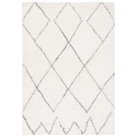 Safavieh 3 x 5 ft. Kenya Hand Woven Rectangle Area Rug Ivory & Grey KNY775A-3